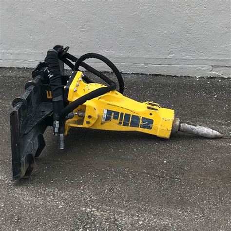 skid steer jackhammer for rent|jack hammer attachment for bobcat.